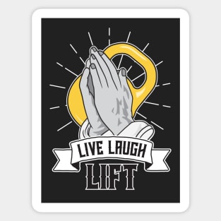 Live Laugh Lift Sticker